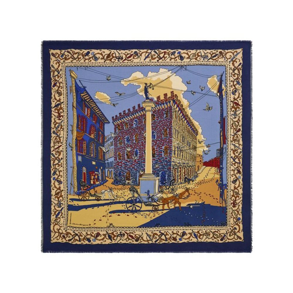 Ferragamo Women Scialle Fantasia "Palazzo Spini-Feroni"